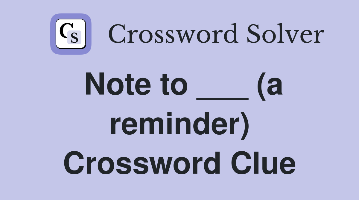 Online party reminder crossword clue